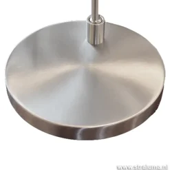 Straluma Leeslamp nikkel led + tastdimmer></noscript> Vloerlampen|Leeslampen
