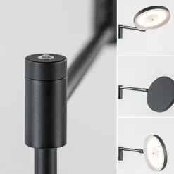 Straluma Leeslamp Plano Akku zwart oplaadbaar></noscript> Vloerlampen|Leeslampen