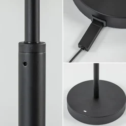 Straluma Leeslamp Plano Akku zwart oplaadbaar></noscript> Vloerlampen|Leeslampen