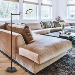 Straluma Leeslamp Plano Akku zwart oplaadbaar></noscript> Vloerlampen|Leeslampen