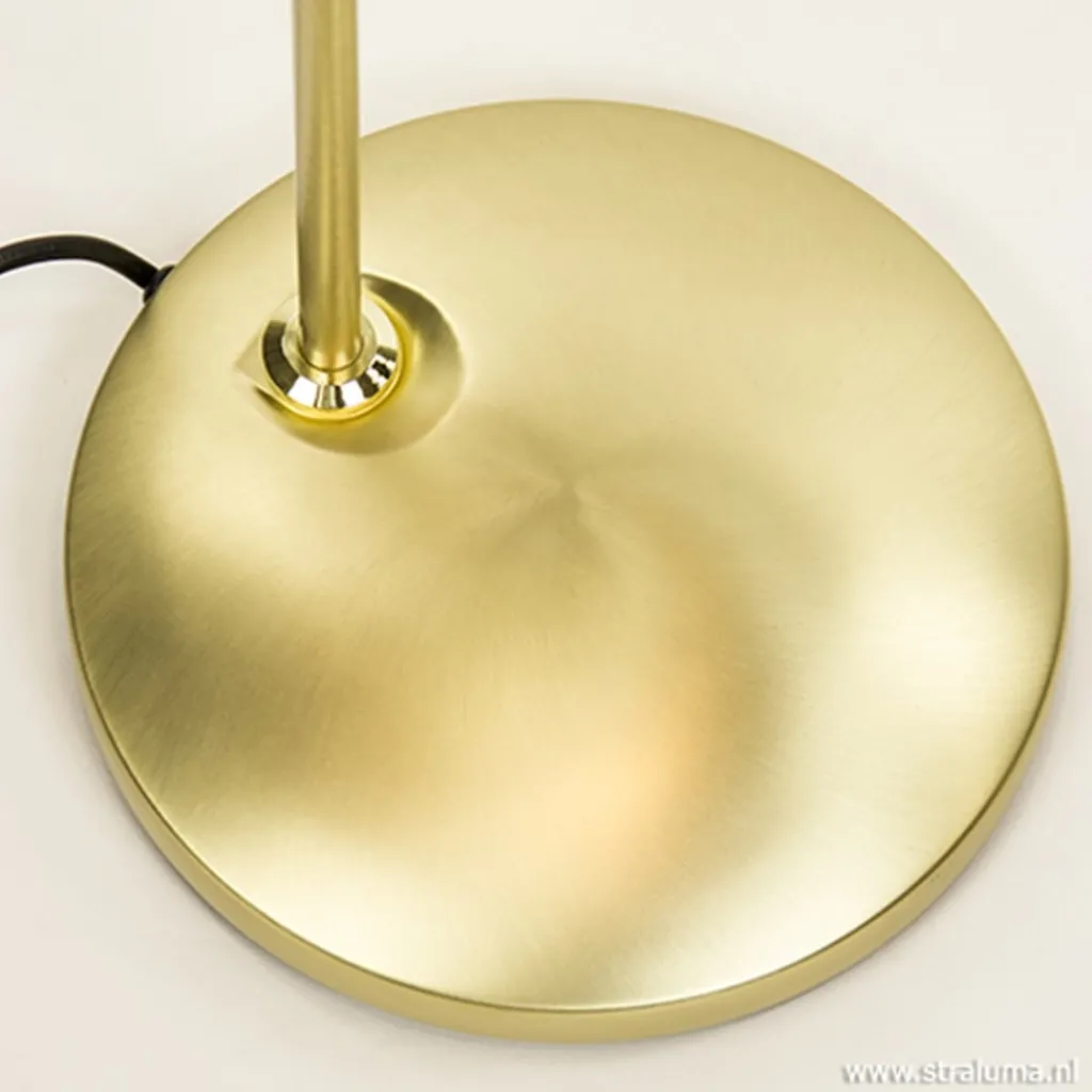 Straluma Leeslamp-vloerlamp LED messing dimbaar> Vloerlampen|Leeslampen