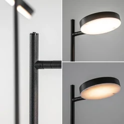 Straluma 2-Lichts design vloerlamp LED op batterij dimbaar></noscript> Vloerlampen|Leeslampen