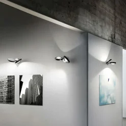 Straluma 2-Lichts design wandlamp Nautilus zwart/chroom></noscript> Wandlampen|Keukenverlichting