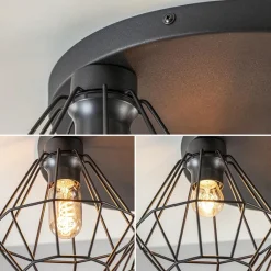 Straluma 3-Lichts draadlamp diamant mat zwart></noscript> Draadlampen|Keukenverlichting