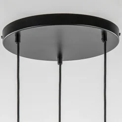 Straluma 3-Lichts hanglamp cilinders mat zwart met goud rond><noscript><img width=