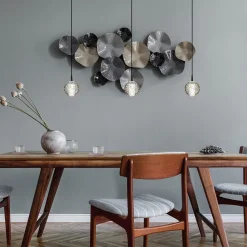 Straluma 3-Lichts hanglamp zwart met helder glazen bollen><noscript><img width=