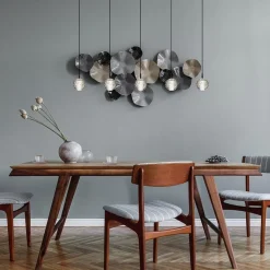 Straluma 5-Lichts LED eettafelhanglamp helder glazen bollen></noscript> Hanglampen|Eettafellampen