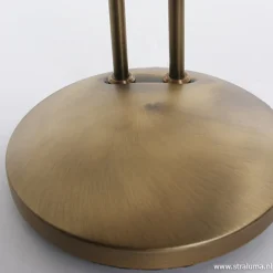 Straluma 2-Lichts leeslamp brons LED dimbaar><noscript><img width=