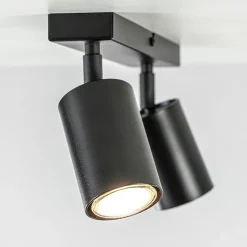 Straluma 2-Lichts opbouwspot GU10 mat zwart><noscript><img width=