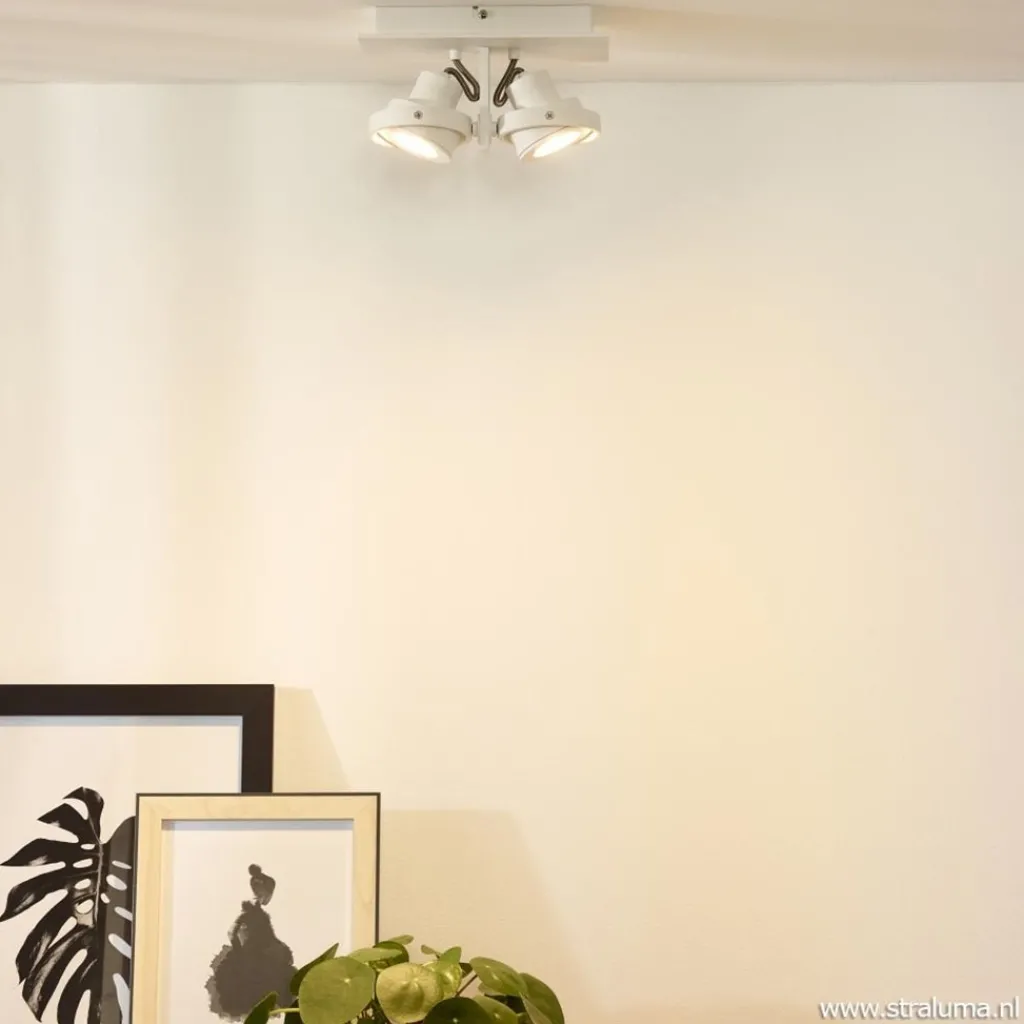 Straluma 2-Lichts opbouwspot wit dim to warm LED> Plafondlampen|Opbouwspots