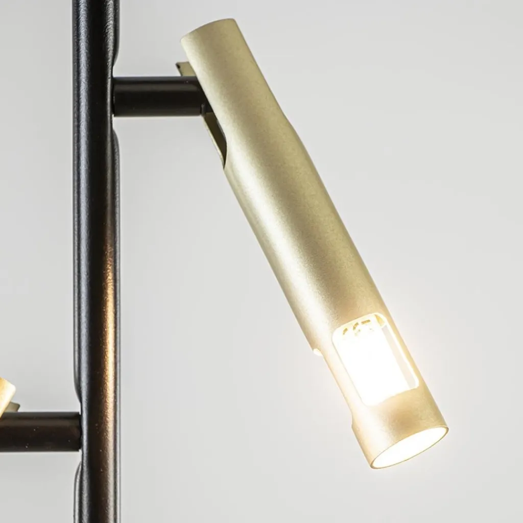 Straluma 3-Lichts plafondlamp G9 zwart met goud> Halverlichting|Keukenverlichting