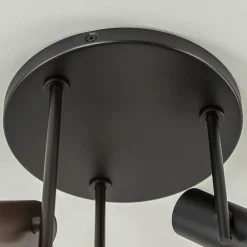 Straluma 3-Lichts plafondspot rond zwart GU10 mini><noscript><img width=