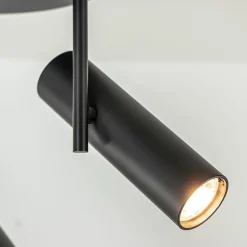 Straluma 3-Lichts plafondspot rond zwart GU10 mini><noscript><img width=