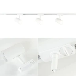 Straluma 3-Lichts railsysteem wit 1-fase></noscript> Opbouwspots|Keukenverlichting