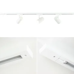 Straluma 3-Lichts railsysteem wit 1-fase></noscript> Opbouwspots|Keukenverlichting