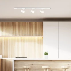 Straluma 3-Lichts railsysteem wit 1-fase></noscript> Opbouwspots|Keukenverlichting