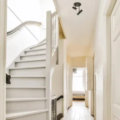 Straluma 2-Lichts ronde opbouwspot met cilinders zwart><noscript><img width=