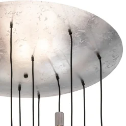 Straluma 12-Lichts videlamp silverleaf met chroom excl lichtbronnen><noscript><img width=