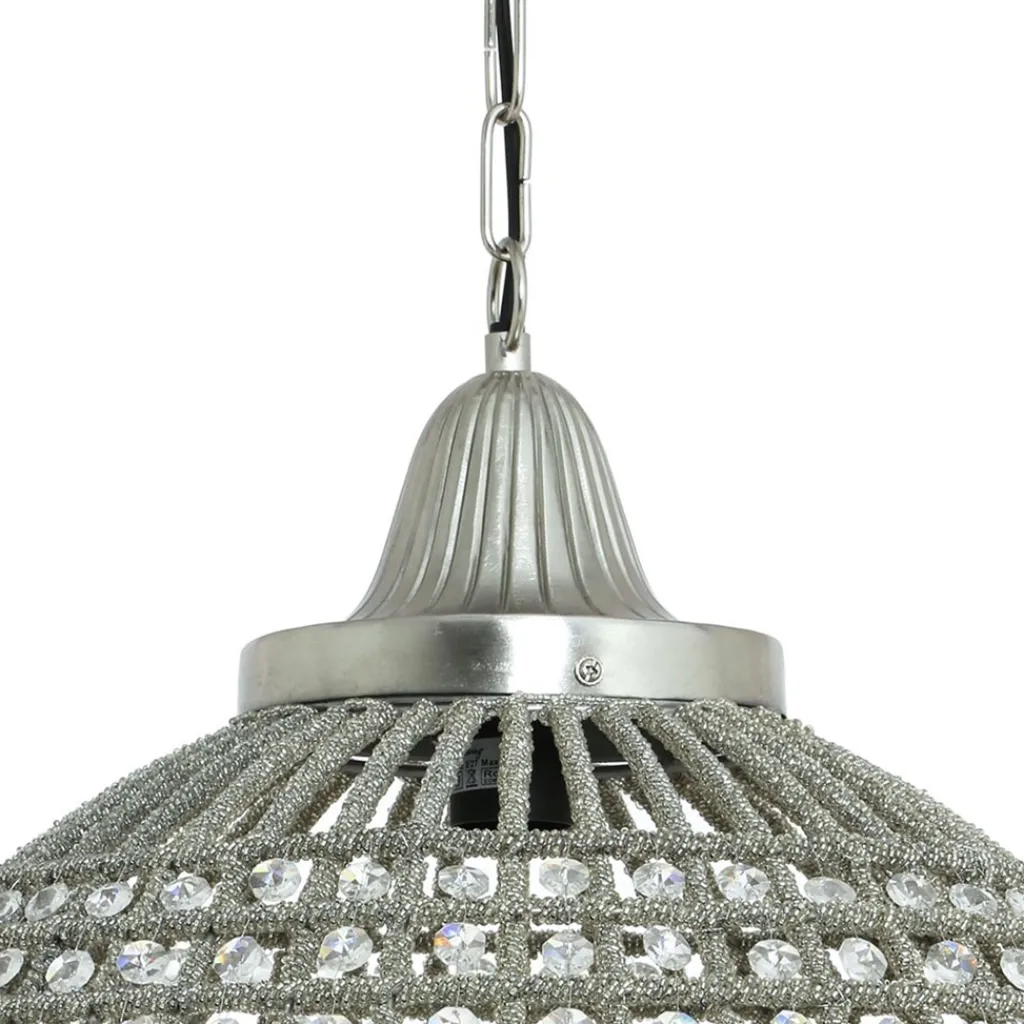 Straluma Light & Living hanglamp Cheyenne kristal> Eettafellampen|Light and Living