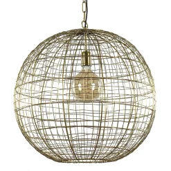 Straluma Light & Living hanglamp Mirana goud> Eettafellampen|Draadlampen