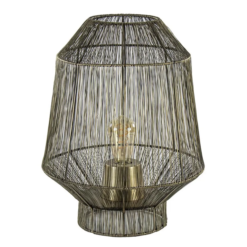 Straluma Light & Living tafellamp Vitora antiek brons> Draadlampen|Light and Living