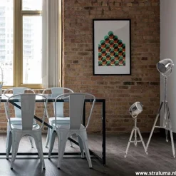 Straluma Light & Living Vloerlamp Taylor zilver></noscript> Driepoot lampen|Light and Living