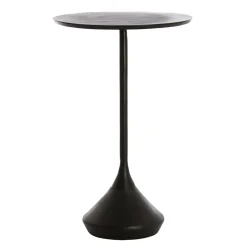 Straluma Light and Living bijzettafel Dimphy antiek zwart> Light and Living|Bijzettafels