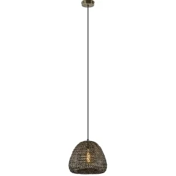 Straluma Light and Living hanglamp Finou klein antiek brons> Hanglampen|Light and Living