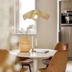 Straluma Light and Living hanglamp Fodara jute naturel></noscript> Hanglampen|Eettafellampen