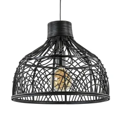 Straluma Light and Living hanglamp Pocita zwart> Light and Living|Eetkamerverlichting