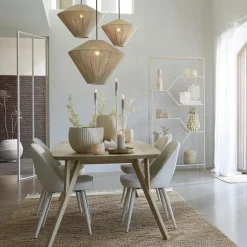 Straluma Light and Living hanglamp Felida créme 42 cm></noscript> Eettafellampen|Light and Living