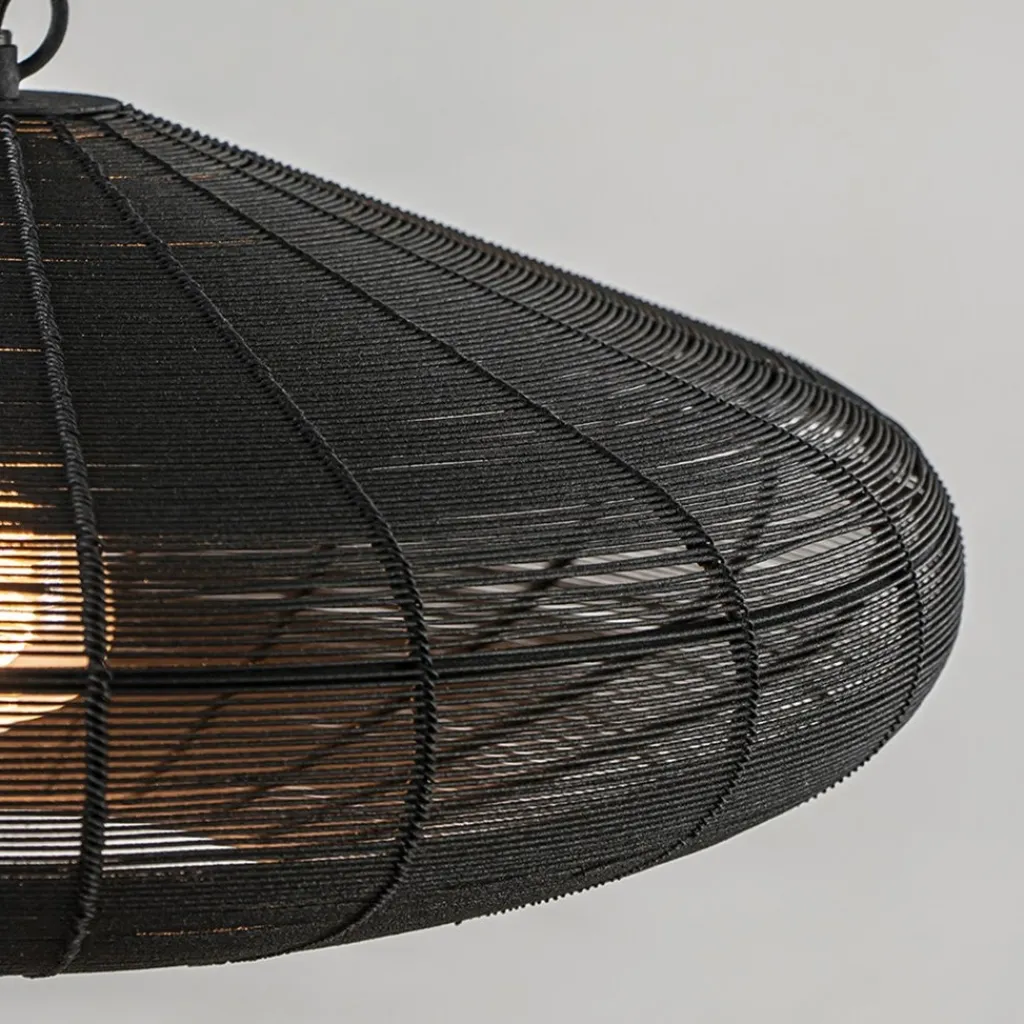 Straluma Light and Living hanglamp Bahoto mat zwart 51 cm> Hanglampen|Eettafellampen