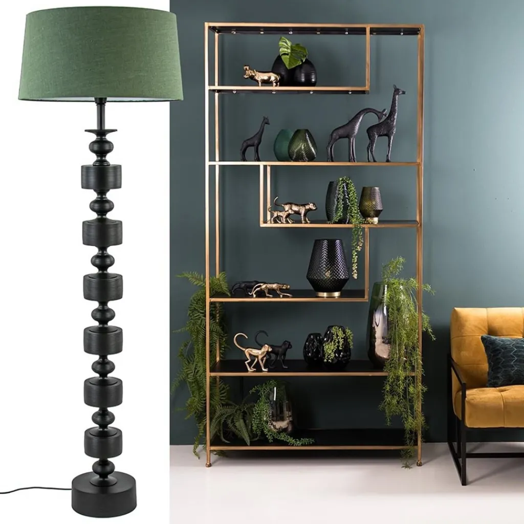 Straluma Light and Living lampvoet Gody mat zwart> Vloerlampen|Lampenvoeten