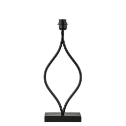 Straluma Light and Living lampvoet Okno mat zwart> Tafellampen|Lampenvoeten