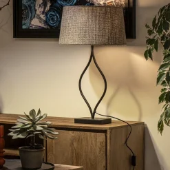 Straluma Light and Living lampvoet Okno mat zwart><noscript><img width=