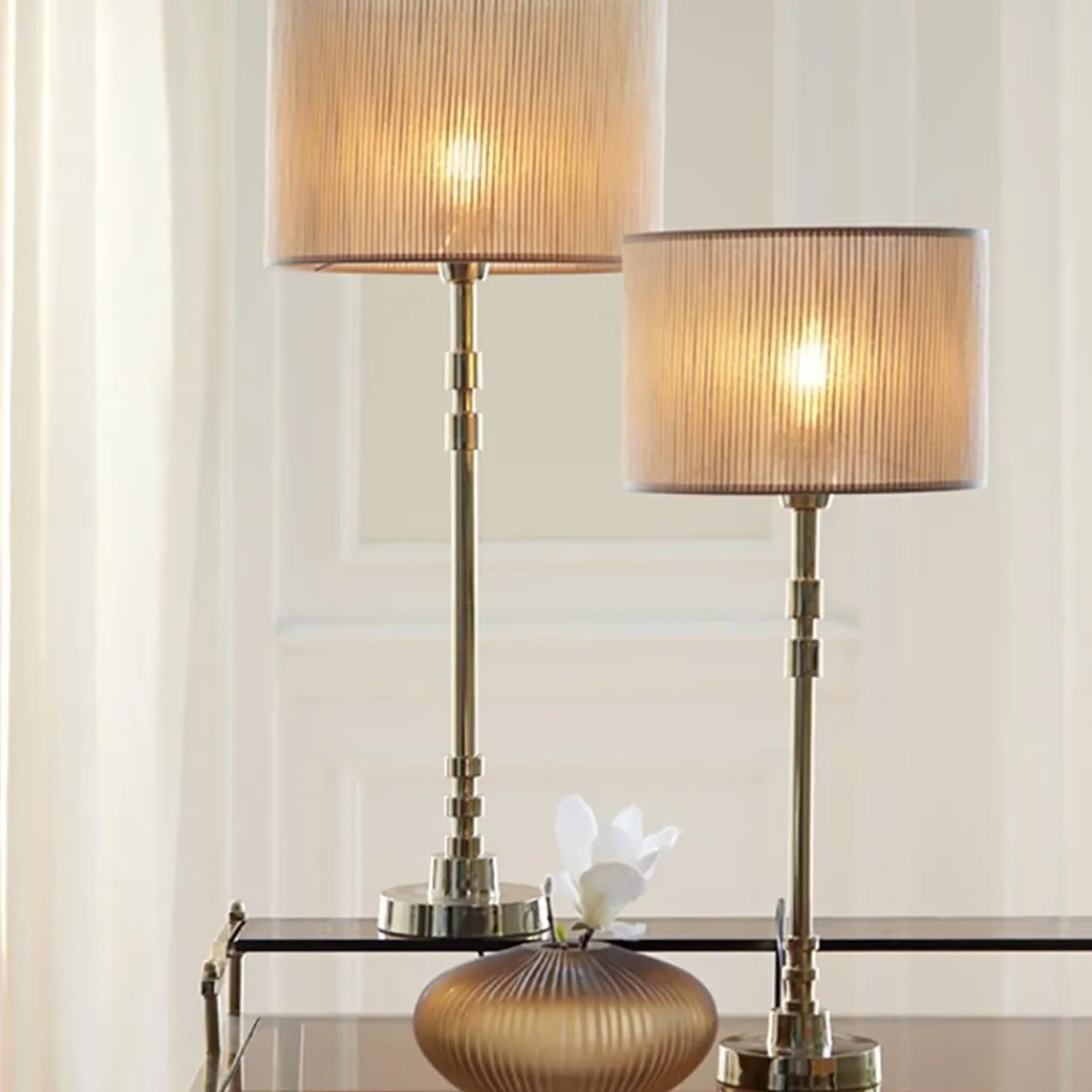 Straluma Light and Living lampvoet Kaliro glimmend goud> Tafellampen|Lampenvoeten