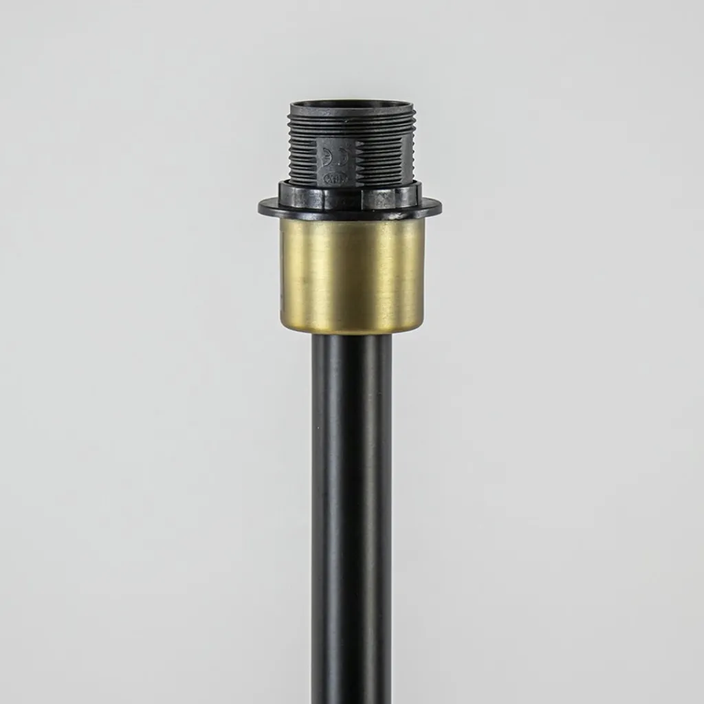 Straluma Light and Living lampvoet Rodrigo zwart/antiek brons> Vloerlampen|Lampenvoeten