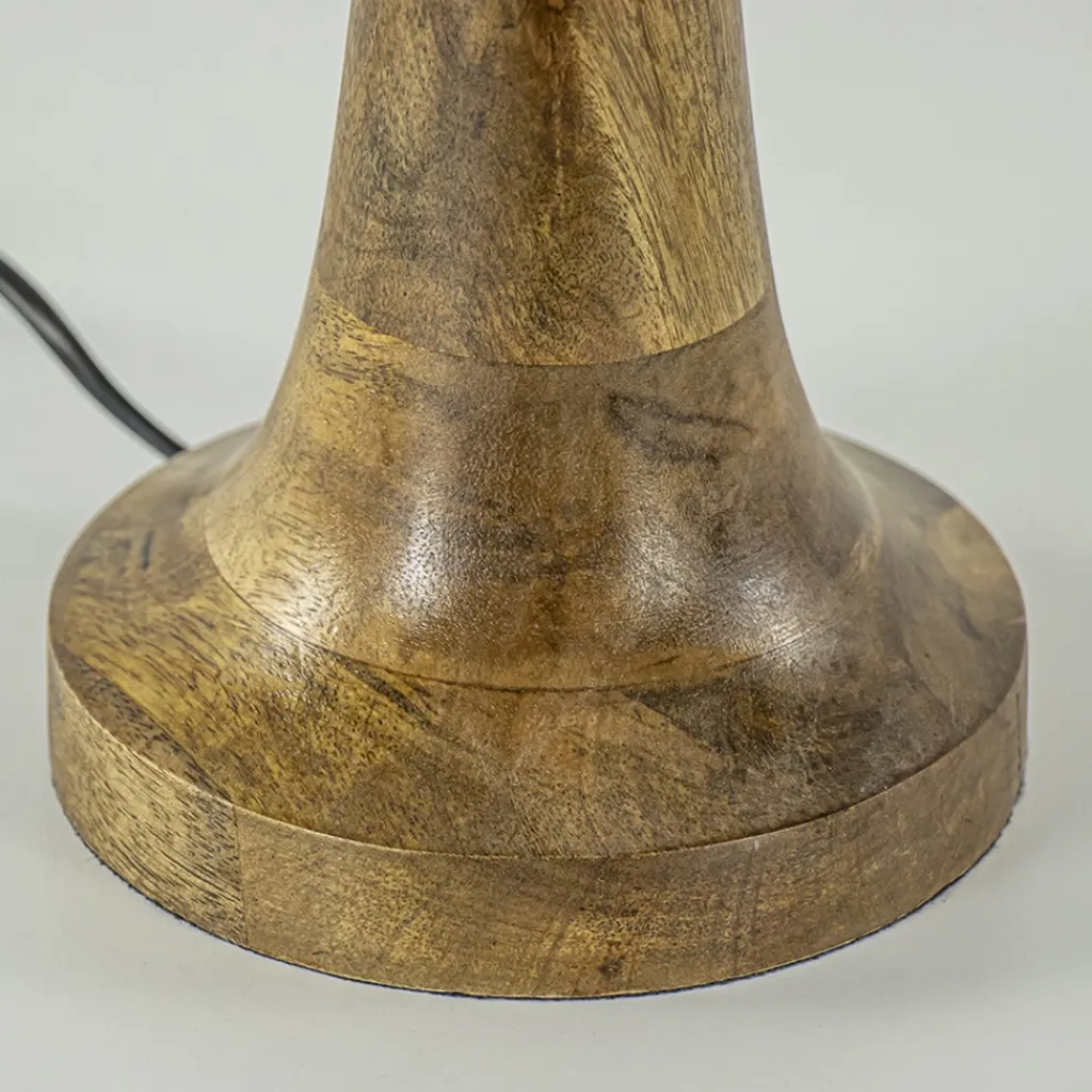 Straluma Light and Living lampvoet Jovany wood oil brown> Tafellampen|Lampenvoeten