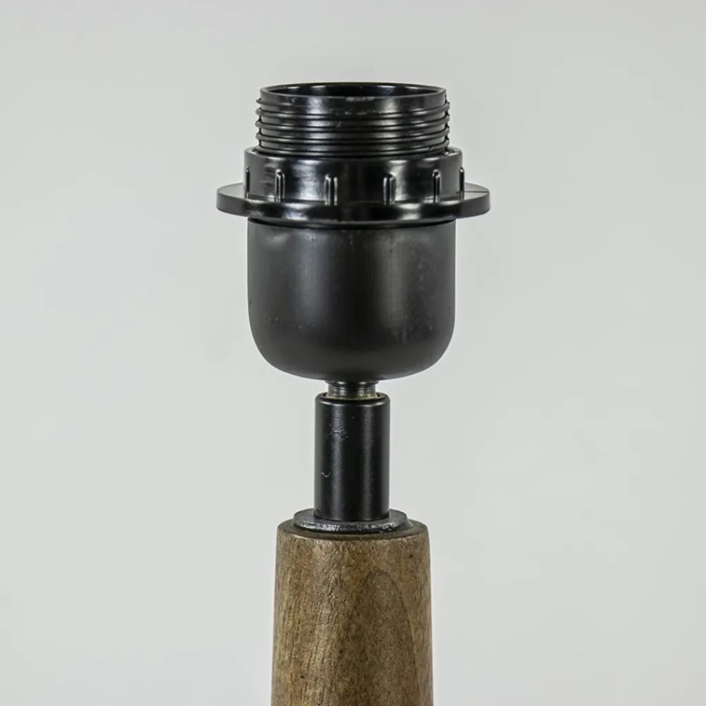 Straluma Light and Living lampvoet Jovany wood oil brown> Tafellampen|Lampenvoeten