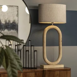 Straluma Light and Living lampvoet Paceco hout naturel></noscript> Lampenvoeten|Light and Living