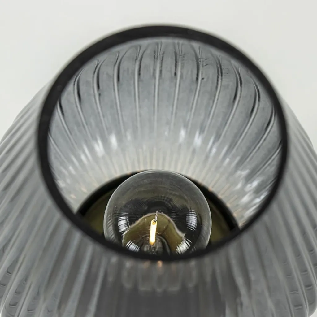 Straluma Light and Living tafellamp Tajera op batterij grijs/goud> Tafellampen|Light and Living