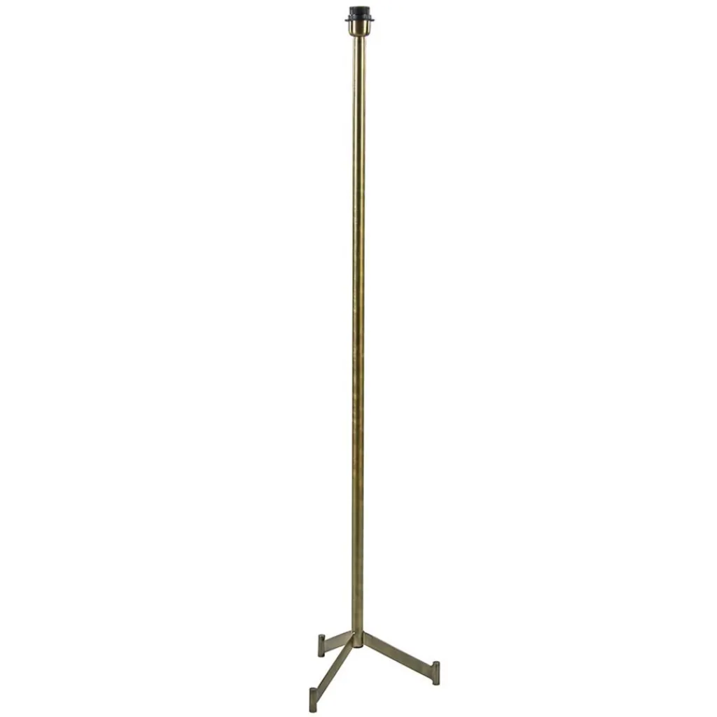 Straluma Light and Living vloerlamp Dennis brons excl. kap> Vloerlampen|Lampenvoeten