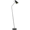 Straluma Light and Living vloerlamp Barre zwart met goud verstelbaar> Vloerlampen|Leeslampen
