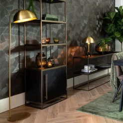 Straluma Light and Living vloerlamp Mette antiek brass><noscript><img width=