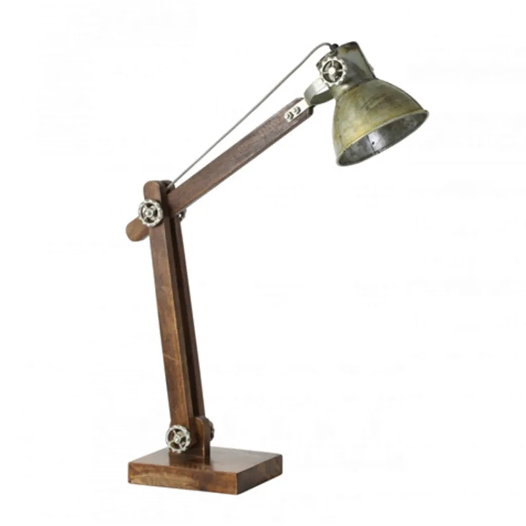 Straluma Light Living bureaulamp Ekerd hout-staal> Bureaulampen|Leeslampen