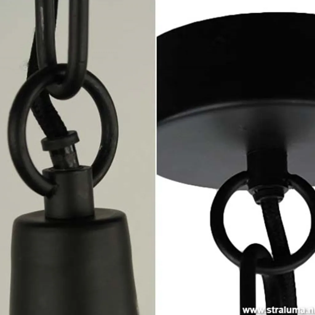 Straluma Light Living hanglamp Adrienne XL zwart> Videverlichting|Light and Living