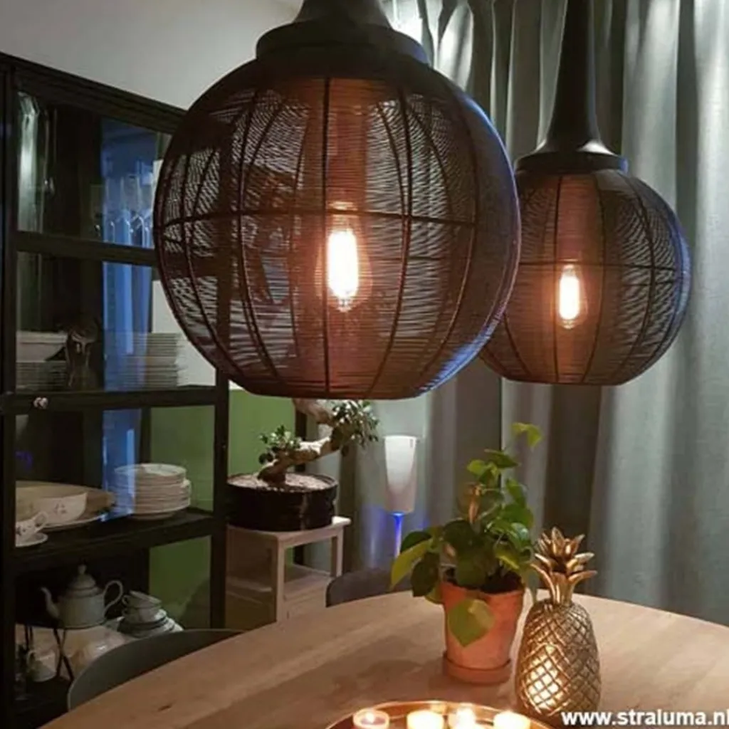 Straluma Light Living hanglamp Adrienne XL zwart> Videverlichting|Light and Living