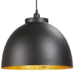 Straluma Light Living Hanglamp Kylie zwart/goud> Eettafellampen|Light and Living