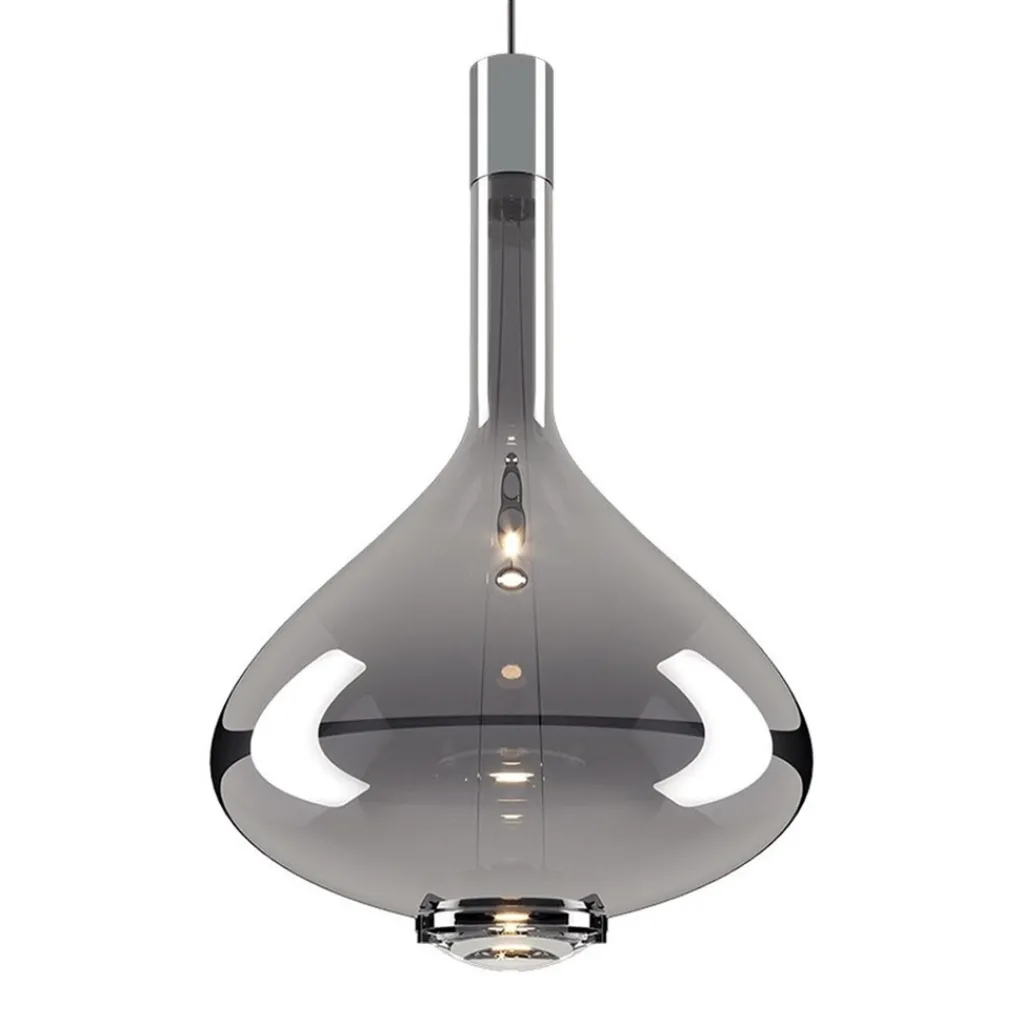 Straluma Luxe design hanglamp Sky-Fall chroom glas inclusief LED> Hanglampen|Pendel Lampen