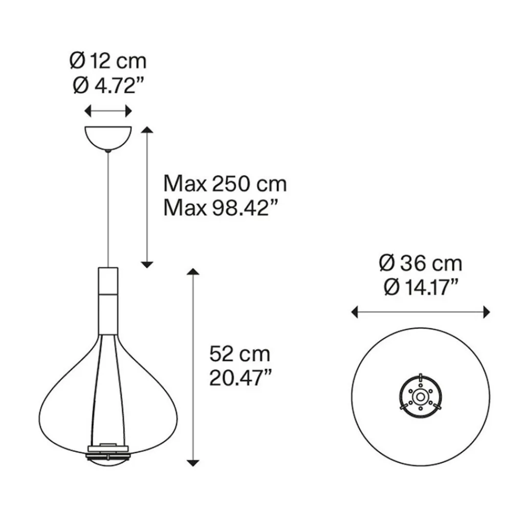 Straluma Luxe design hanglamp Sky-Fall chroom glas inclusief LED> Hanglampen|Pendel Lampen